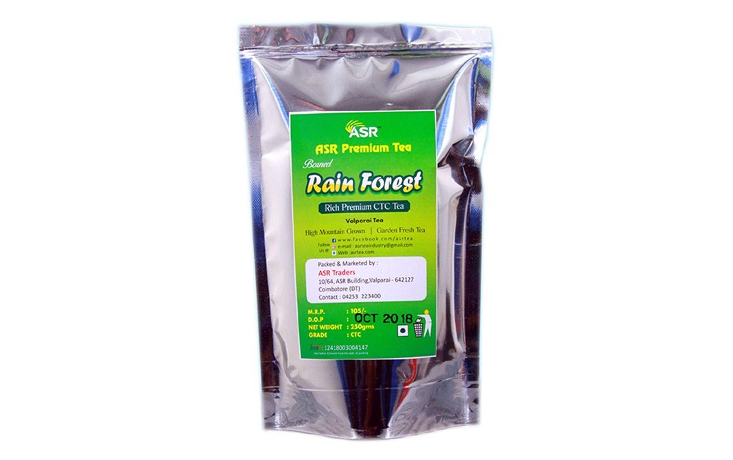 ASR Premium Rain Forest Rich Premium CTC Tea   Pack  250 grams